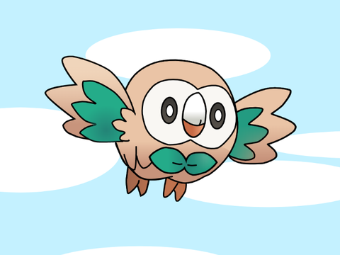 Rowlet vector art