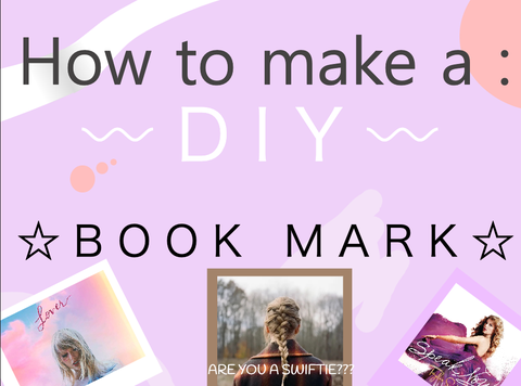 HOW TO MAKE A DIY ☆ B O O K   M A R K ☆