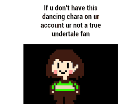 I am a fan of Undertale :]