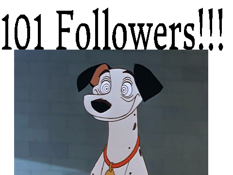 101 FOLLOWERS!!!