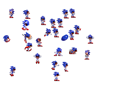 Sonic exe sprite pack