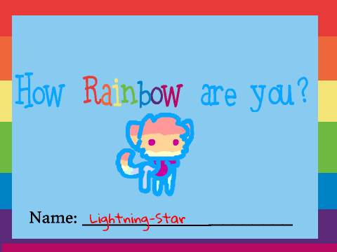 How Rainbow are you?  Quiz!
