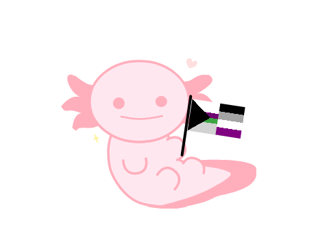 Pride Axolotl <3 