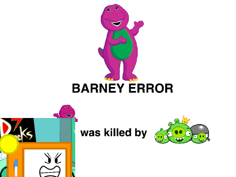 Doodle Board gets a Barney Error