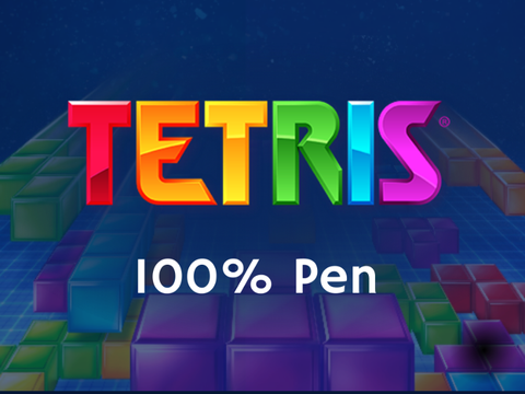 Tetris - 100% Pen (Almost)