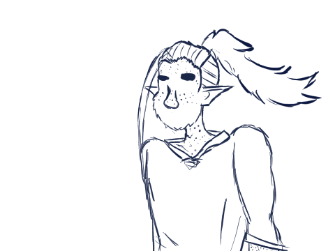 smol Tarquin animation I did in krita