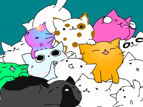 Add yourself In a cat pile!