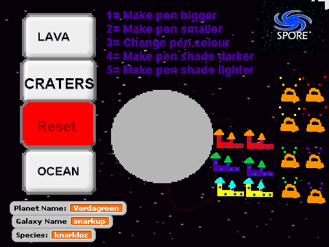 Spore Planet Creator