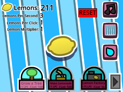 Lemon Clicker autosaver test fase