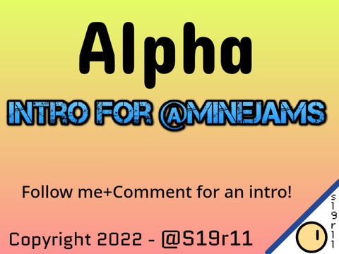 Intro for @MineJams
