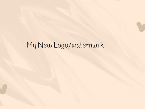 My New LOGO/Watermark