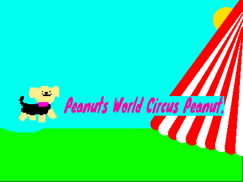 Peanuts World Circus Peanut.