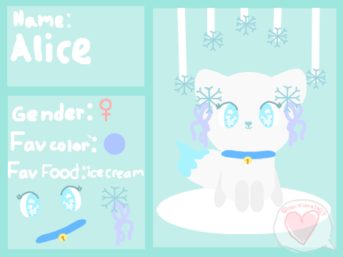 My NEW OC (gifted by my dear friend Mae!)