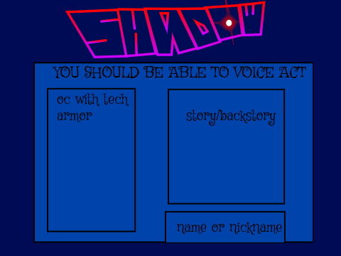 Shadow wars Sign up sheets
