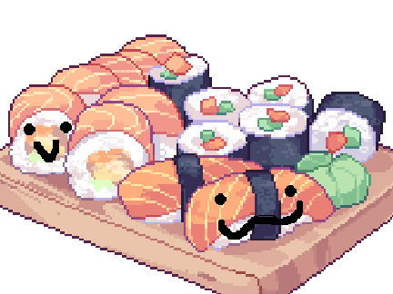 Put your face on sushi!! :>