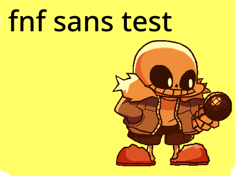 fnf test sans