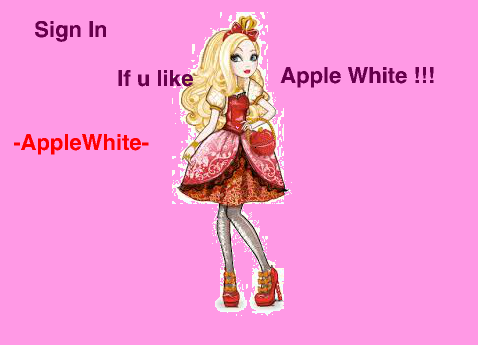 Sign In If U Like Apple White!!