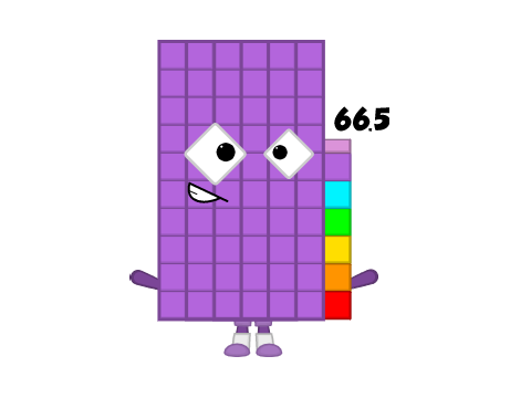 Numberblocks Band Halves 13 and 66?