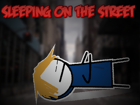 Sleeping On The Street || #Animations #Stories #All