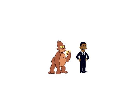 Obama and Monke