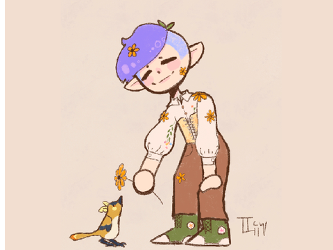 Just some art of Robin and Finch!