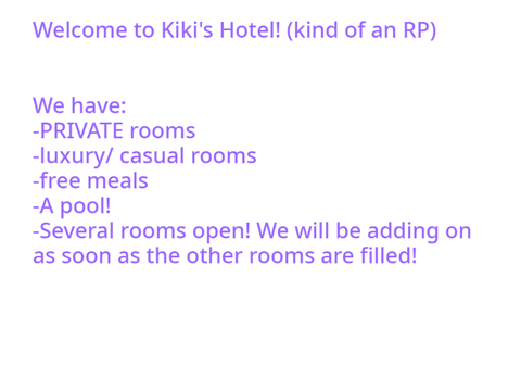 Brochure to Kiki's Hotel- which is still open! 