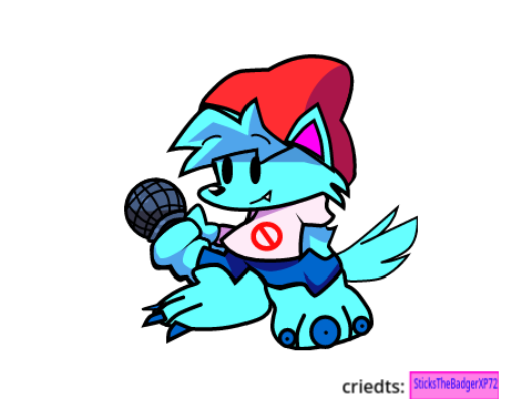 FNF Logic Werewolf Player Sprite fixed