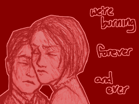 we're burning, forever ... traditional art dump