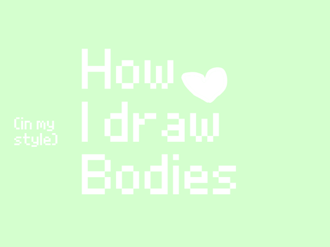 How I draw bodies