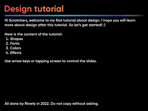 Design Tutorial