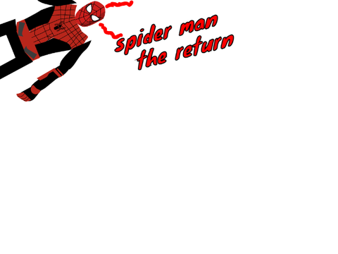 a spooder man animation