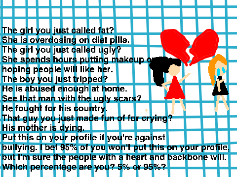 REMIX THIS IF YOU WANNA STOP BULLYING!! The 5% with a heart will. remix remix remix remix rem… remix