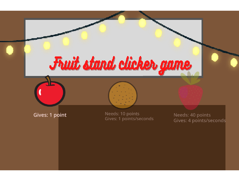 Fruit clicker game
