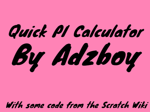 Instant PI Calculator (Version 2.4) #PIDay
