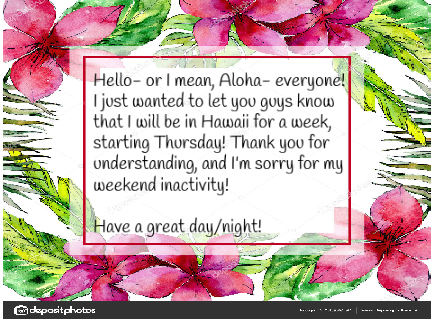 I'm going to Hawaii UnU