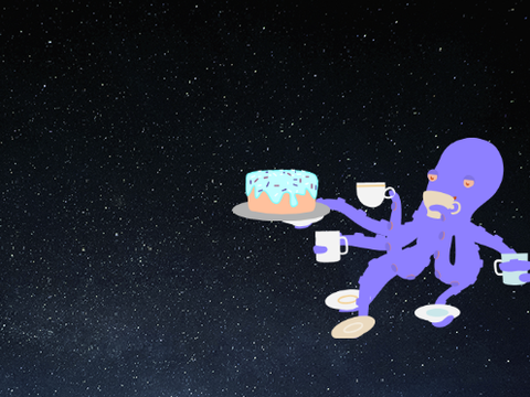 Octopus tea party