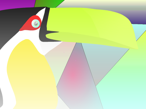 Vector Toucan bird