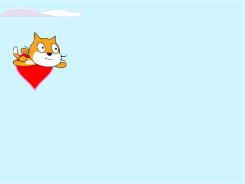 Flying cat