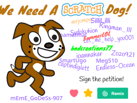 Petition to add a Scratch Dog! remix remix remix remix remix remix remix remix remix