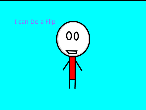 I can do a flip