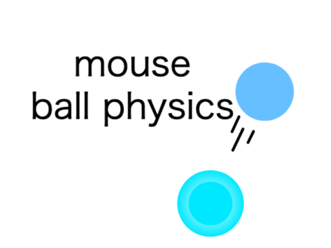 mouse-pointer ball physics