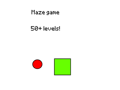 Maze game 60+ levels! V0.5 beta