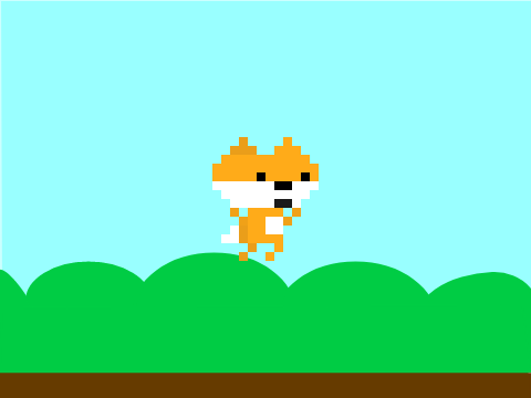 Retro Scratch Cat - Walking, Jumping, Falling