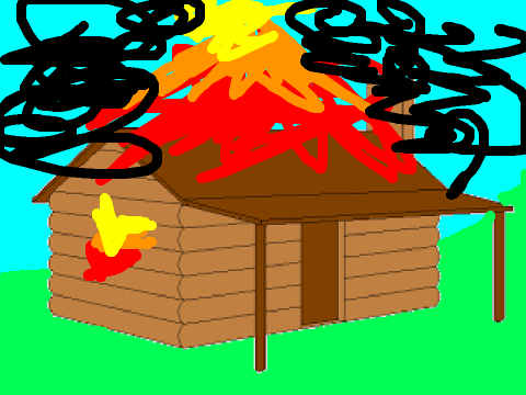 Letting charmander in your log cabin