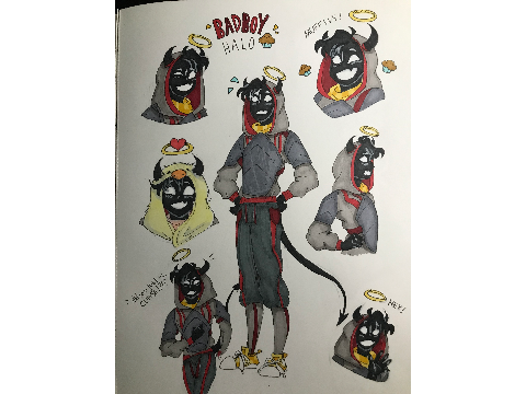 BadBoyHalo!!! i drew him >:)