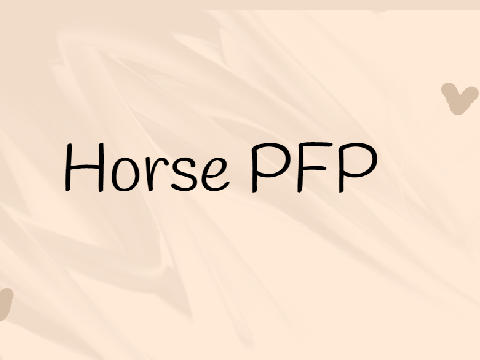 Horse PFP