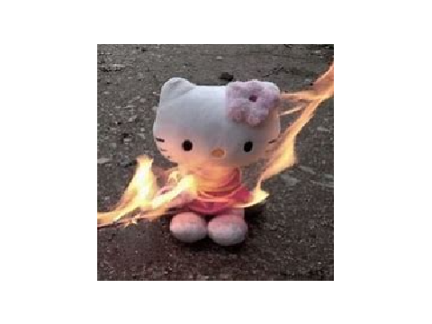 THIS POOR HELLO KITTY!!!!