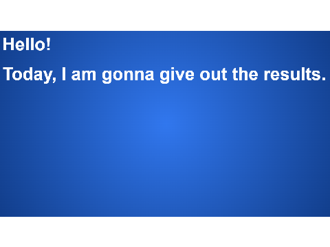 10+ Follower Contest Results