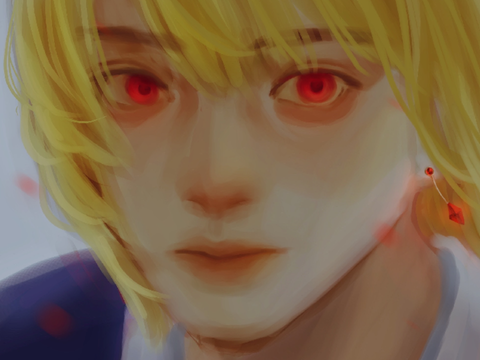 My name is Mangi and I love Kurapika ((art