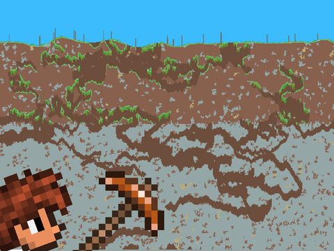 Terraria world generation